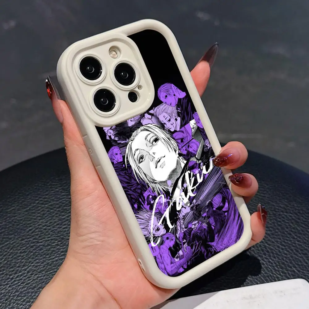 

Чехол Sakamoto Days Gaku для iPhone 17 16 15 14 13 12 11 Air Pro Max Plus, утолщенный, из ТПУ, разноцветный, красивый, роскошный