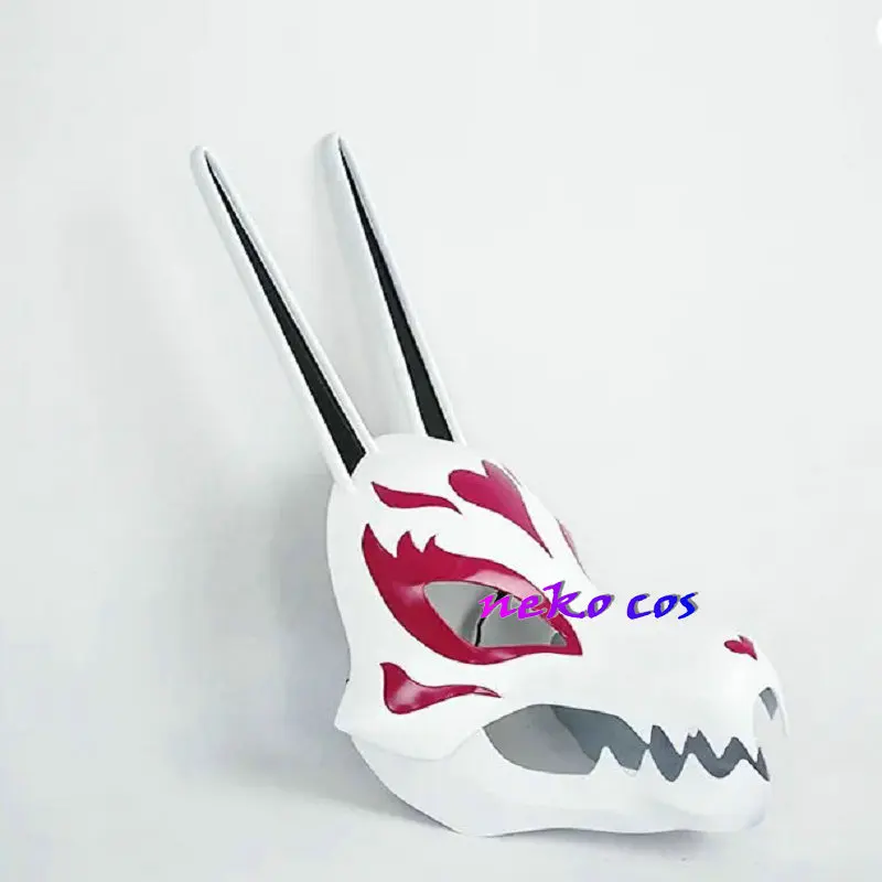 nekocos Neon White Mask cosplay costume Custom size Props Toy Gift Halloween Role Play