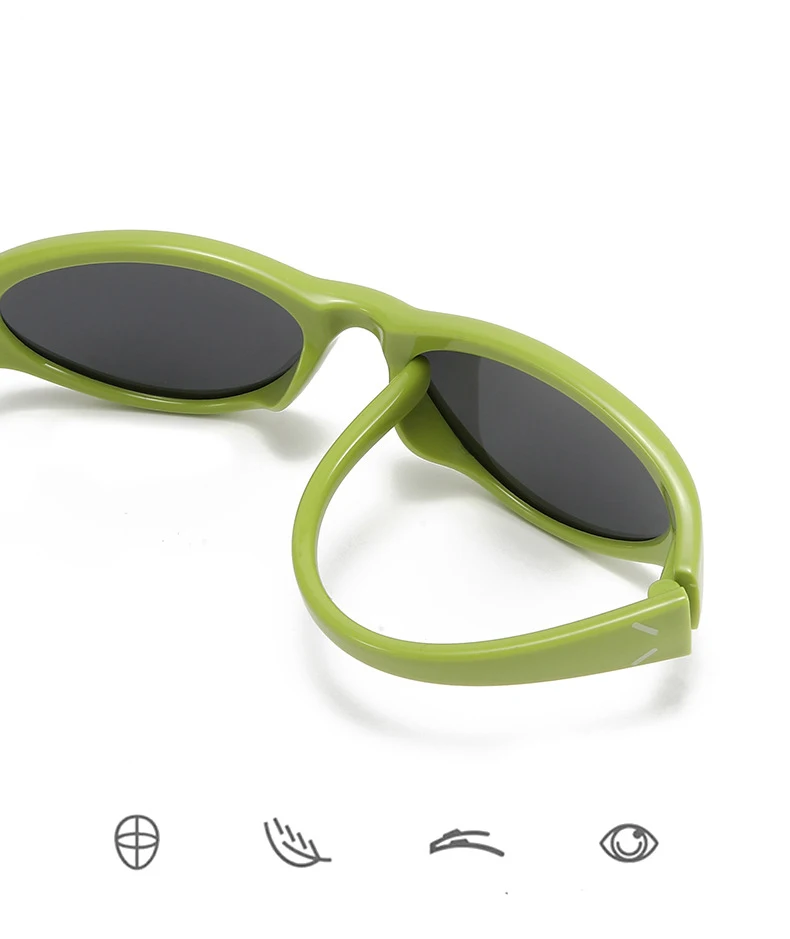 Neue Mode Cat-eye kinder Brille Outdoor Sonnenschirm Anti-uv-Silikon Polarisierte kinder Sonnenbrille 23089 – Detail 2