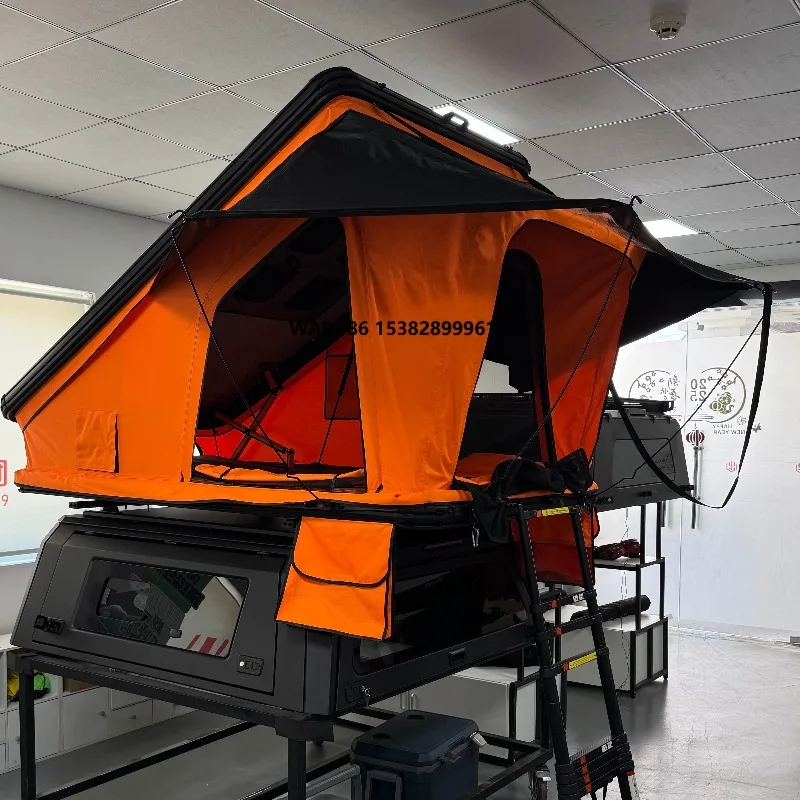 

4x4 Offroad 4 Person Classic Hardshell Roof Top Tent with Oxford Fabric and Aluminum Shell for Four-Season Camping