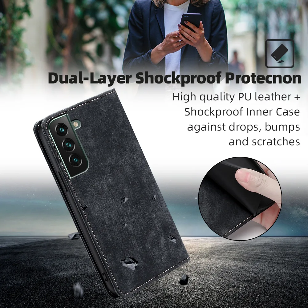 Brieftaschenhülle für Honor Magic 8 7 6 5 4 Lite, magnetische Flip-Handyhülle, Honor Magic 8 7 6 5 4 Pro, weiches PU-Leder-Coque – Detail 6