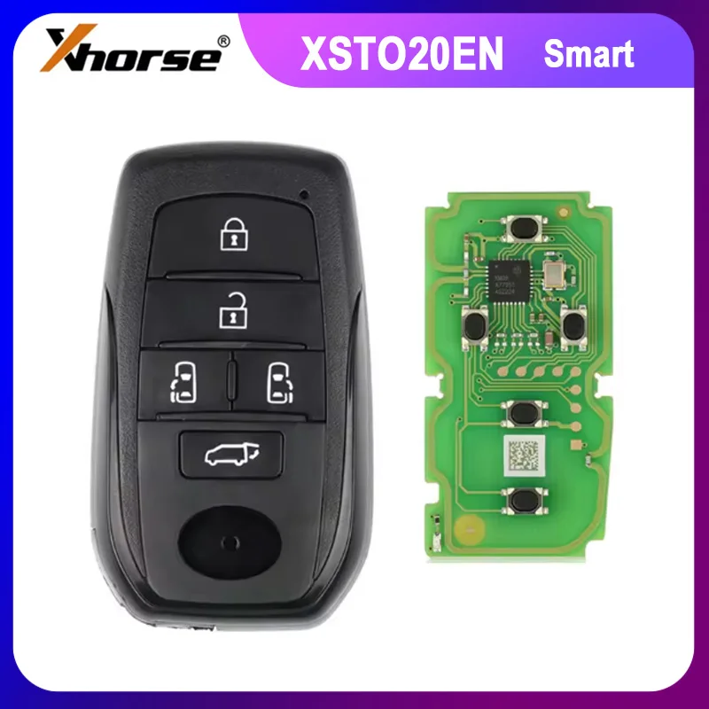 

Xhorse XSTO20EN TOY.T XM38 Smart Key PCB with Smart Key Shell 5 Buttons Global Version 1pcs