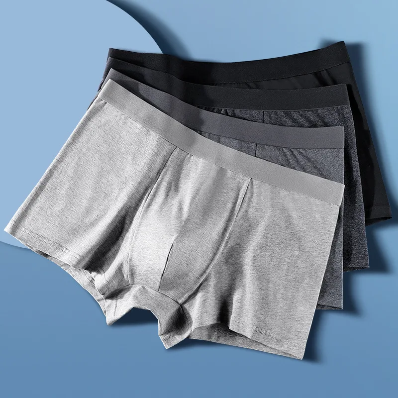 Panties 95 cotton mid-waist breathable autumn and winter men's shorts comfortable sweat-absorbing antibacterial crotch cw96524