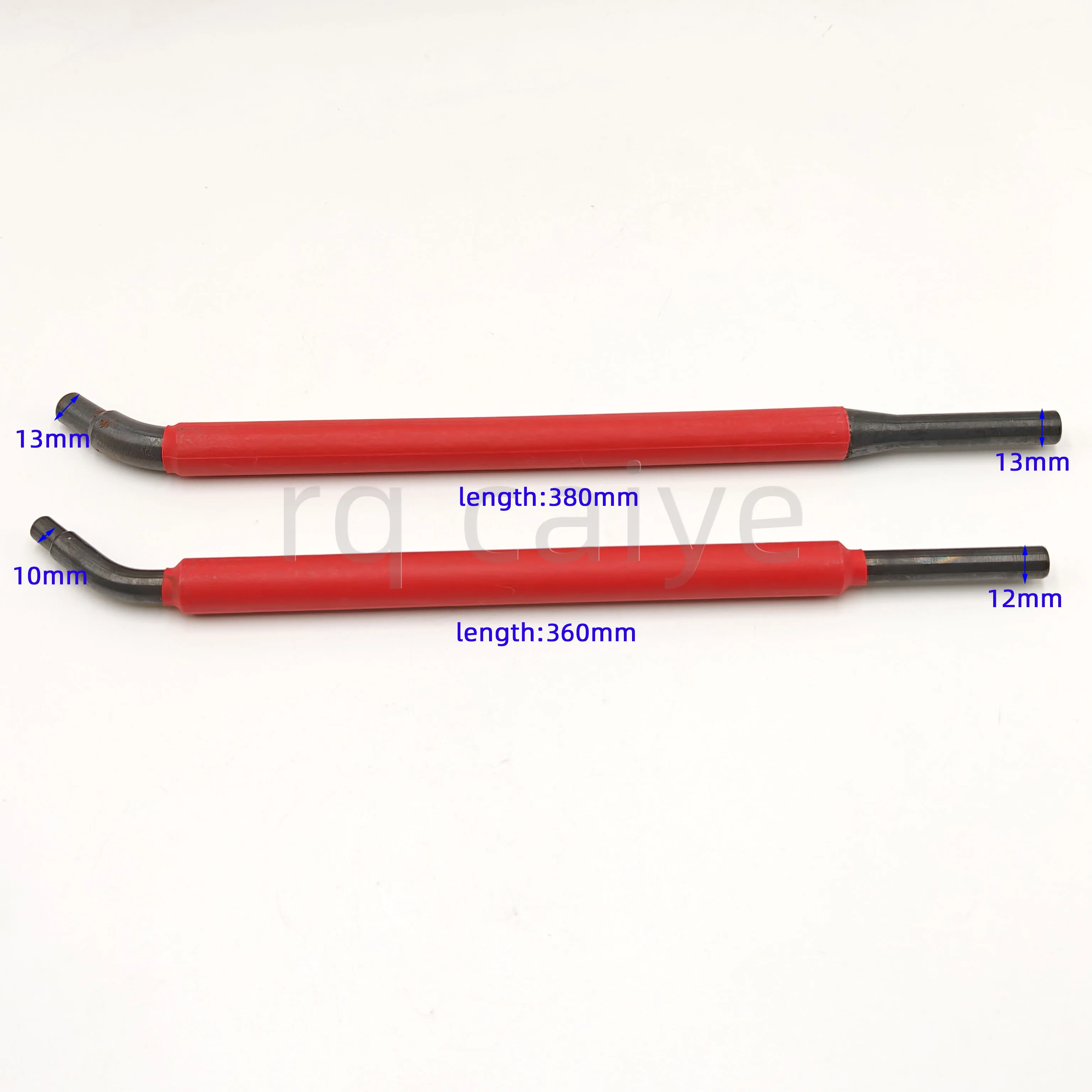 2pcs Komori 13x380x13mm Ps Version Clamp Wrench Spanner Pigtail Wrench Crowba 10x360x12mm