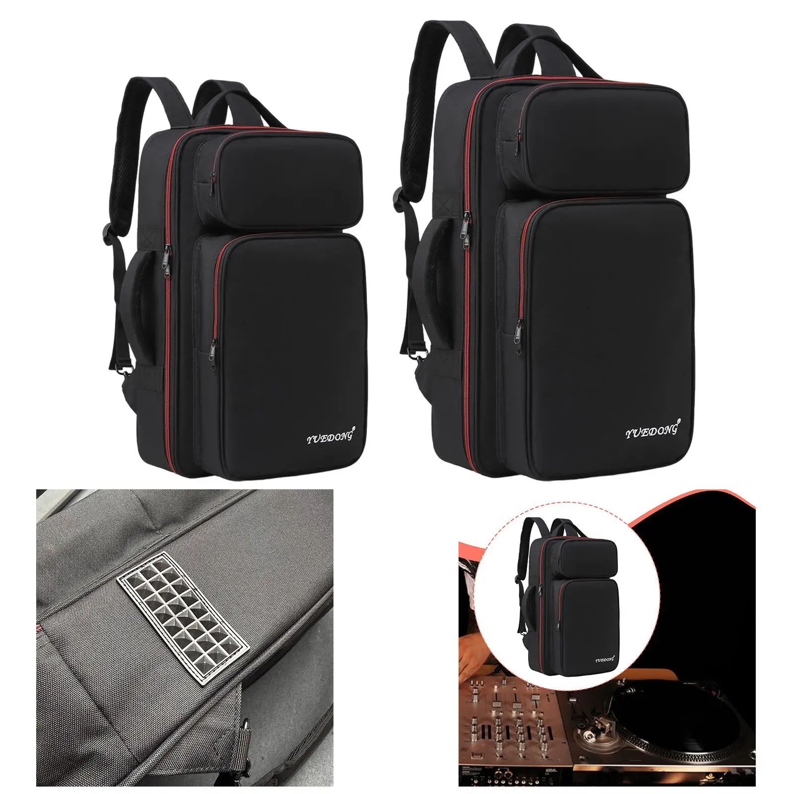 

Oxford Cloth Pedal Board Case Shockproof Storage Bag for Accessories for Electric Guitar and Synthesizer