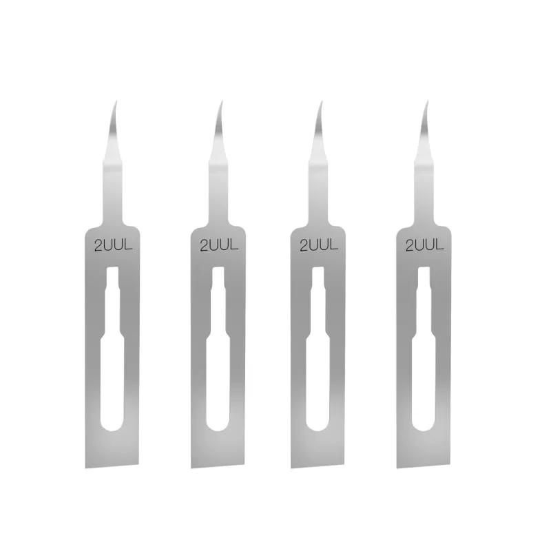 2UUL BL01 4PCS/Set MicroFix Hook Glue Removal Blade Tools for Mobile Phone Tablet IC Chip CPU Disassembly Tools