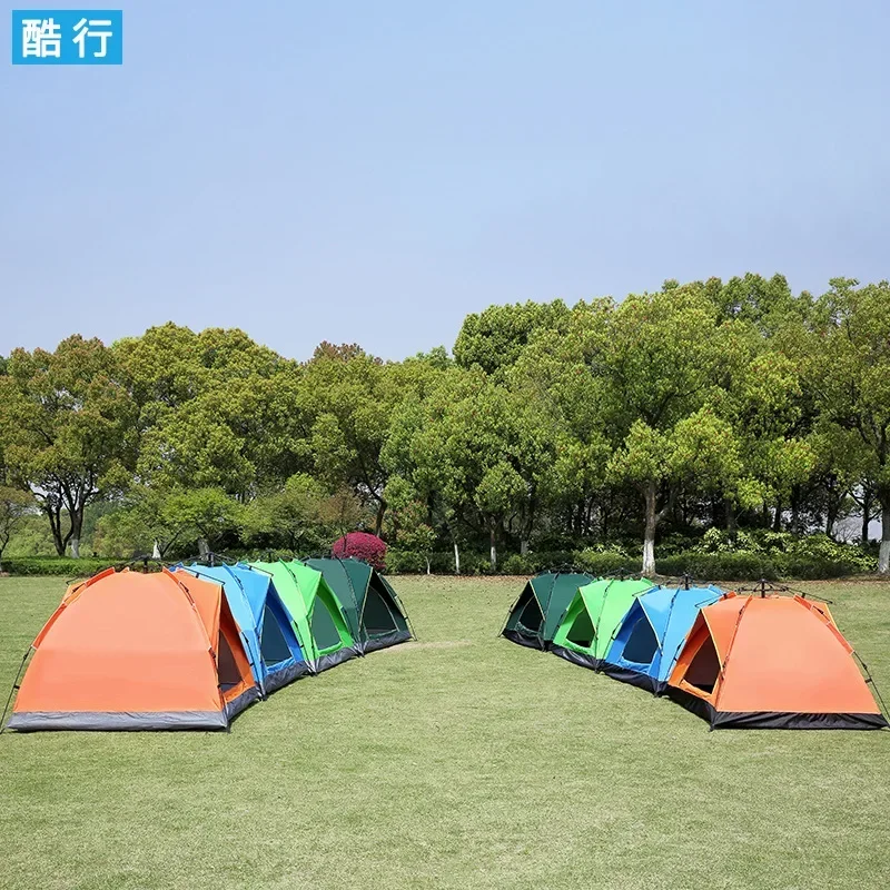 Cool outdoor camping tent 2-3-4 automatic tent spring-type quick-opening sun-proof camping tent