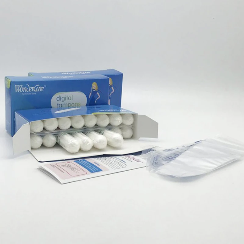 ^16Pcs/Box Super Absorbency Regular Cotton Tampons Women Menstruation Protection~
