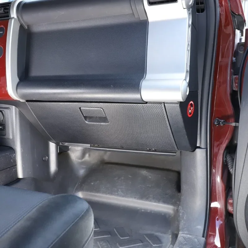 

PVC Carbon Fiber Car Glove Box Sticker Protection Vinyl Sticker Interior Car Accessories For Toyota FJ Cruiser 2007-2021