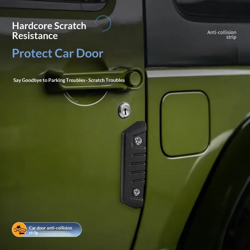 2pcs Car Anti Collision Strip Protector Stickers Anti Scratch Anti Crash Door Edge Guard Universal Exterior Decor Accessories