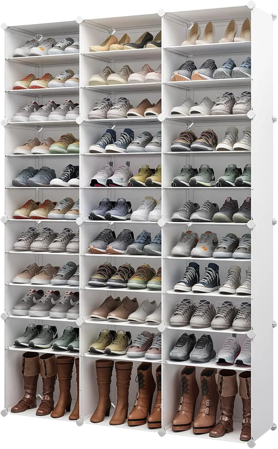 

Shoe Rack Organizer 72 Pairs Shoe Cabinet Shoes Shelves for Living Room Bedroom Hallway