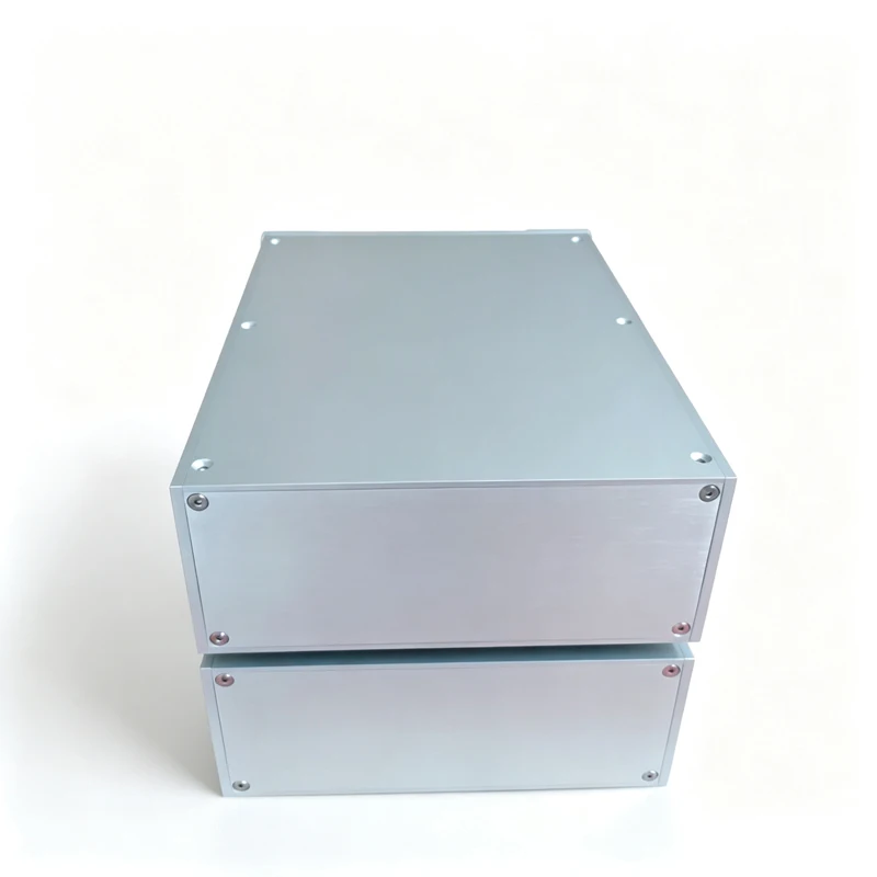 Hezhi Audio 230×90×308mm All-Aluminum Power Amplifier Chassis Power Amplifier Enclosure DIY case