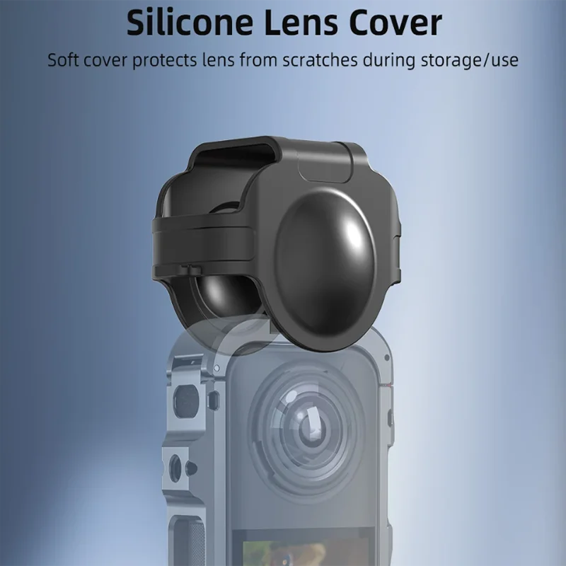 Flymile X5 Cage Metal Protective Case for Insta360 X5 Camera Frame Cage with Silicone Lens Cover With Cold Shoe and 1/4" Threads - Image 5