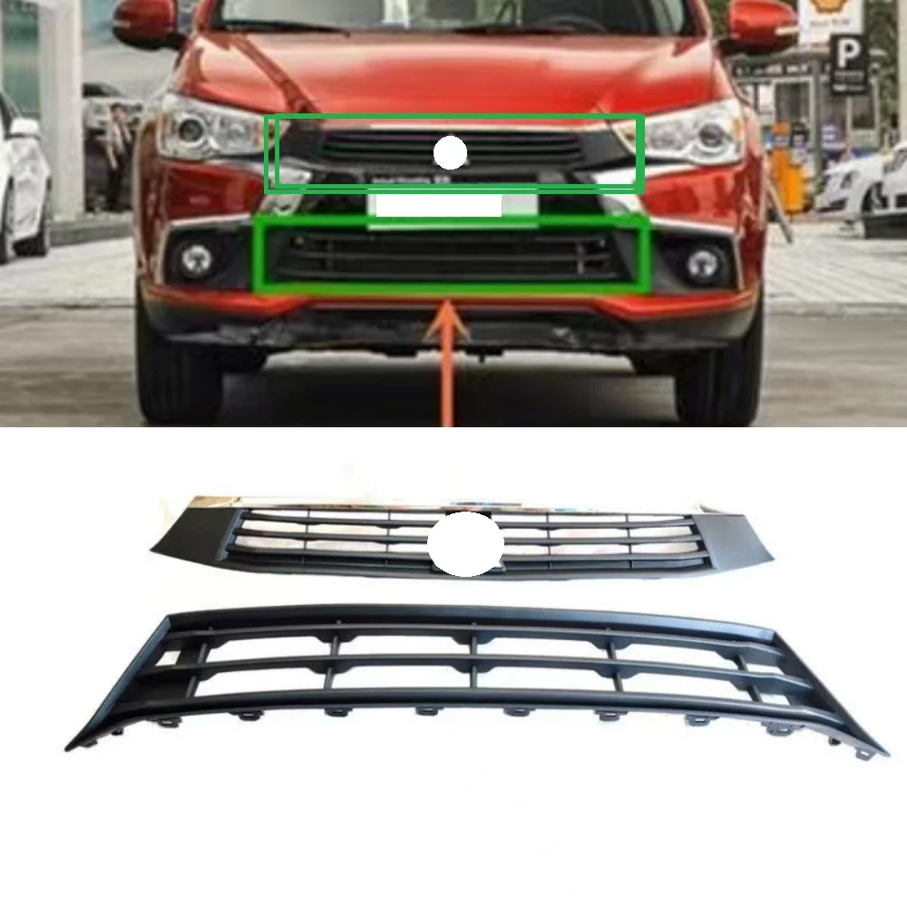 

Решетка переднего бампера для Mitsubishi ASX 2016 2017 2018