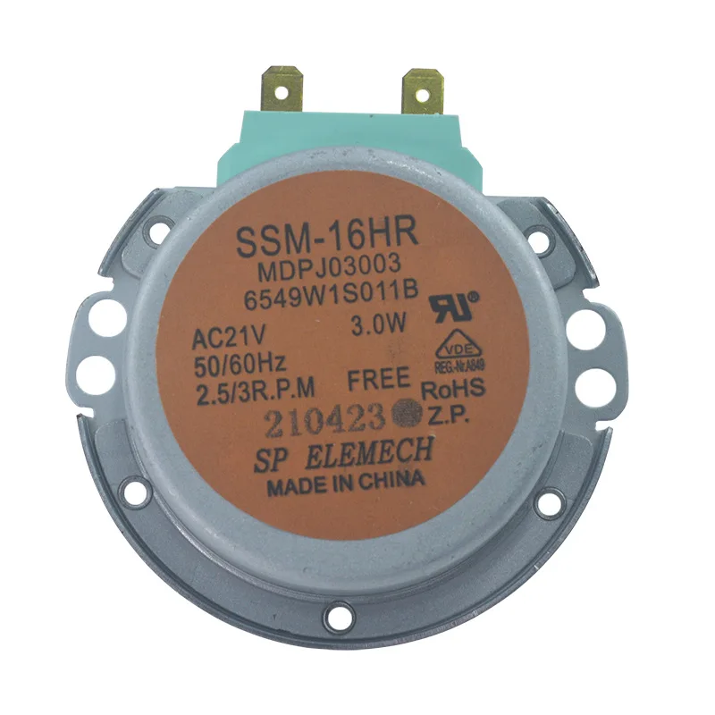 Bandeja de Motor síncrona para horno Microondas lg, 1 unidad, CA 21V, SSM-16HR de Motor para Microondas