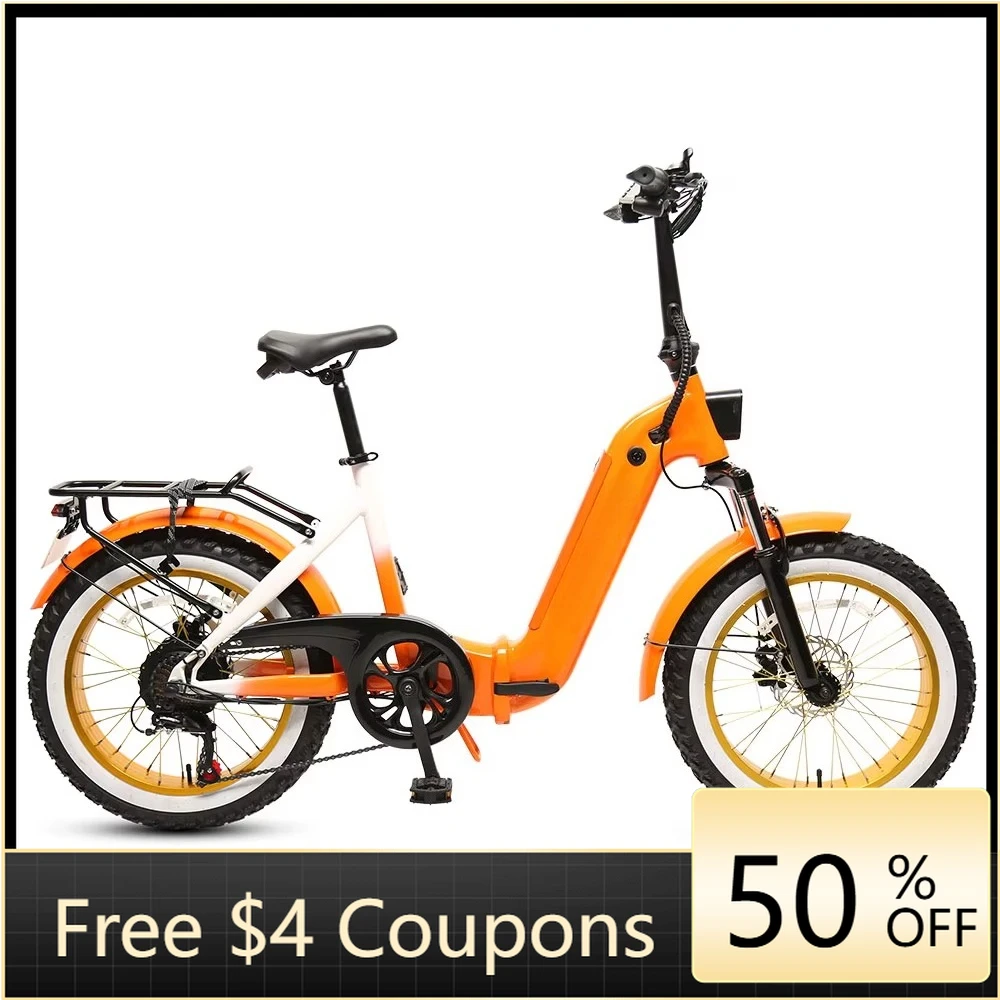 

Rs Aluminum 48V 7-Speed Wide Tire Folding Electric Bike - Easy-to-Carry Versatile Electric Bike For Sale