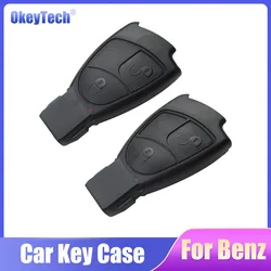 OkeyTech 2/3 button Soft Replacements Remote Key Fob smart key Case Cover For Benz Mercedes Car key Shell B C E ML S CLK CL Vito