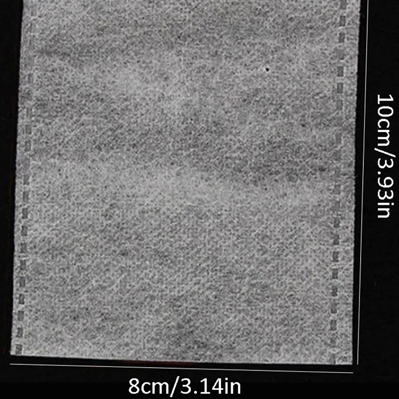 8x10cm 100개 생분해성 씨앗 육묘 가방, 부직포 식물 재배 가방, 직물 묘목 화분 가방, 가정 정원 용품