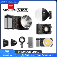 ZHIYUN MOLUS X100 LED Video Light Photography Lighting Fill Light for Photos Studio Video Youtube/Outdoor Shooting
