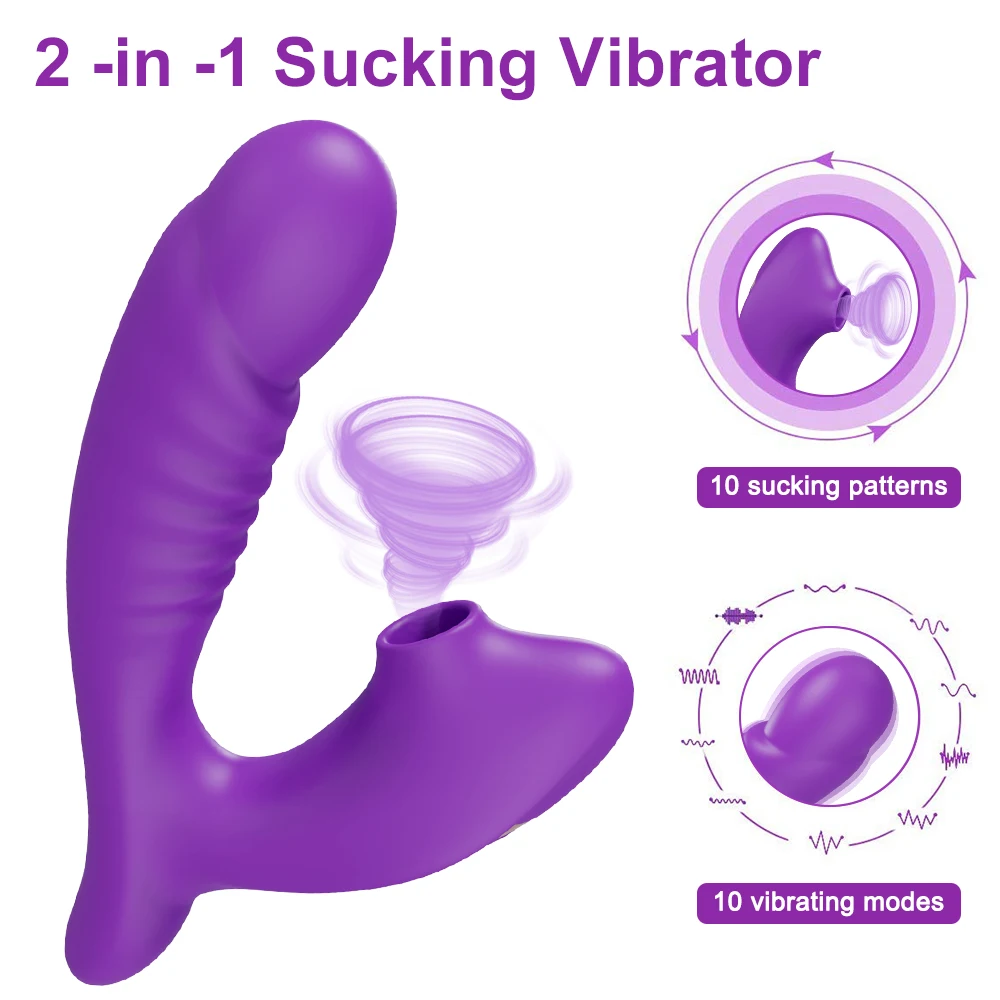 Krachtige Zuigende Vibrators Vrouwelijke Clit Sucker Clitoris Vacuümstimulator G-Spot Dildo Massager Volwassenen Goederen Seksspeeltjes Voor Vrouwen