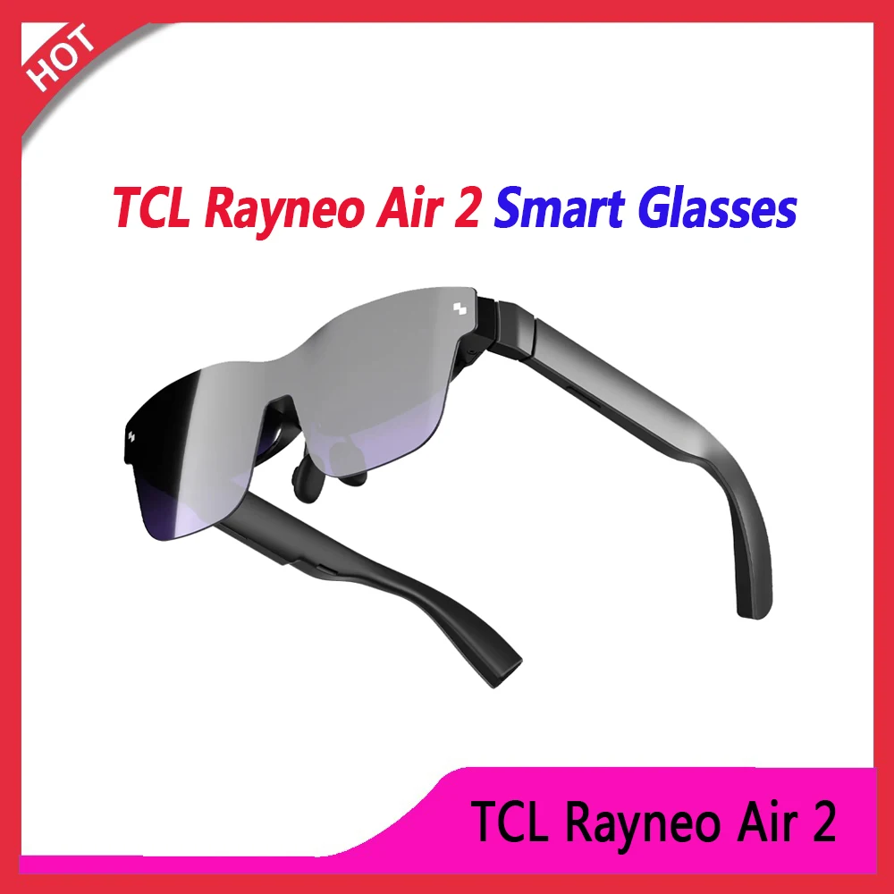 TCL Rayneo Air 2 Smart AR XR Glasses HD Giant Screen Viewing 1080P 120Hz High Brush Giant Screen Glasses