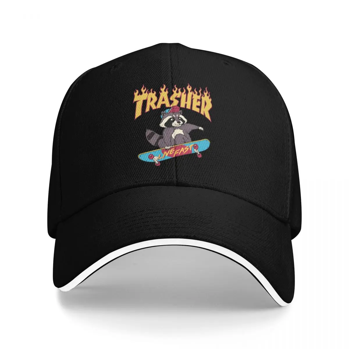 Baseball Caps Opossum Skateboard Trasher Funny Possum Skater Kawaii Graphic Men Women Sport Spring Hats