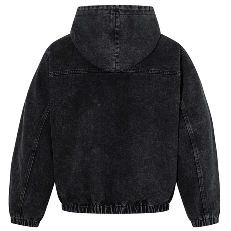 Men Vintage hoodies Streetwear Harajuku Hip Hop Oversized Casual Loose Black Sweatshirts Pullovers