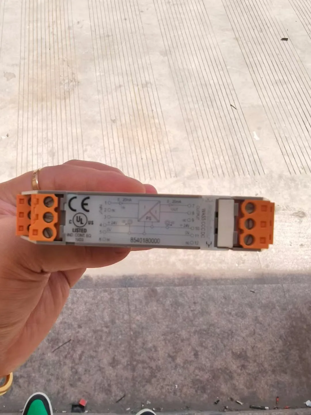 Conversor de sinal 8540180000 WAS5 CCC 0-20/0-20MA 8540180000