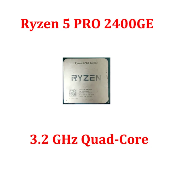 Free SHipping Ryzen 5 PRO 2400GE R5 PRO 2400GE 3.2 GHz Quad-Core Eight-Thread 35W CPU Processor YD240BC6M4MFB Socket AM4