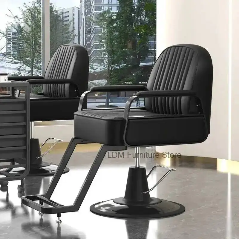 Chairs Barber Working Luxury Modern Styling Hair Manicure Chairs Reclining Pedicure Cadeira Barber Giratoria Salon Furniture