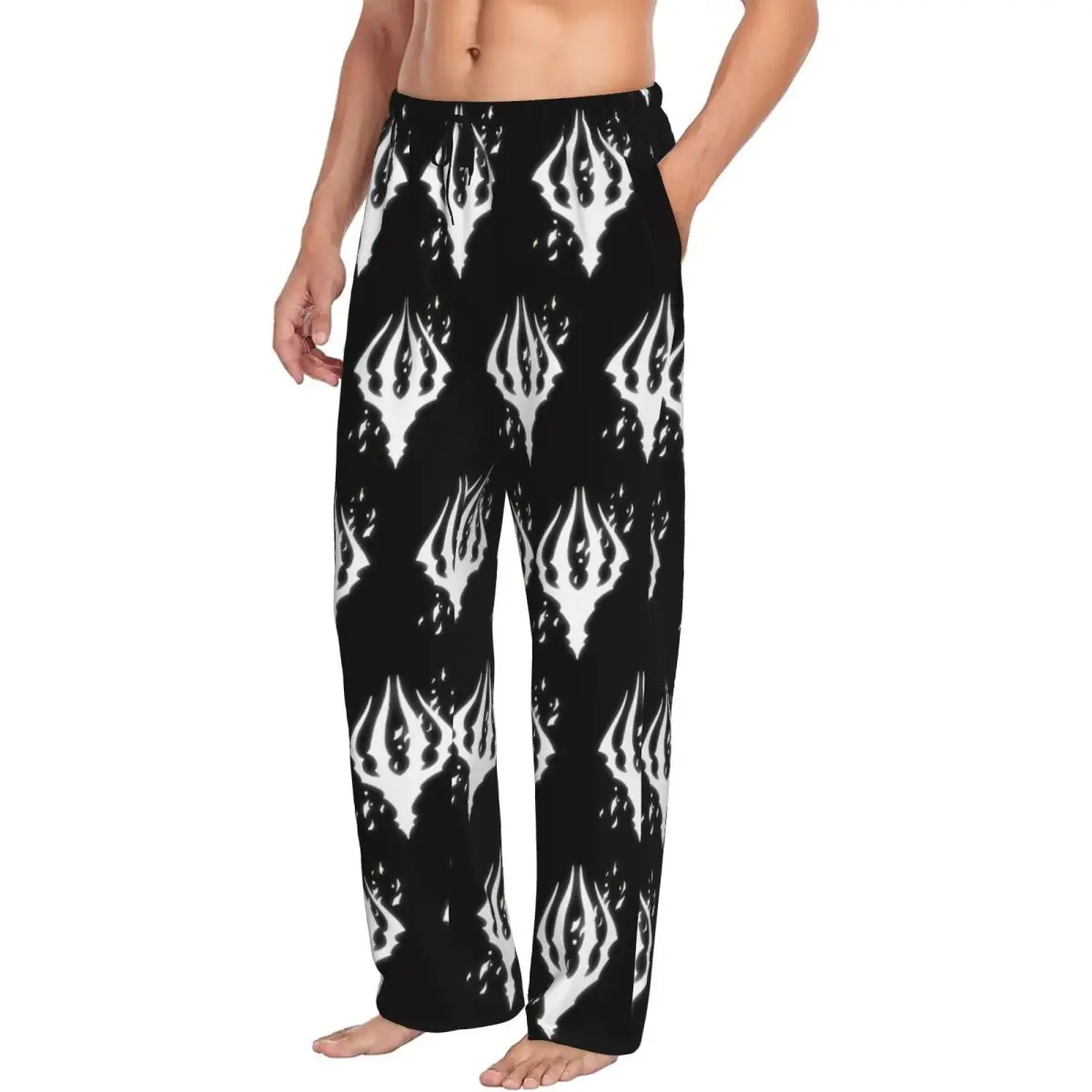Custom Hollow Knight King's Brand Men Pajama Pants Lounge Sleep Sleepwear Bottoms with Pockets