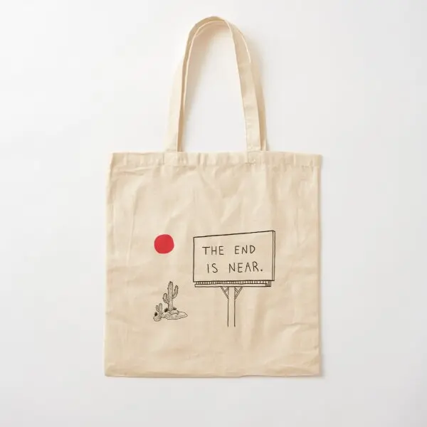 

Phoebe Bridgers The End Is Near Billboar Canvas Bag Tote Handbag Women Grocery Casual Shopper Fashion Printed Ladies Reusable