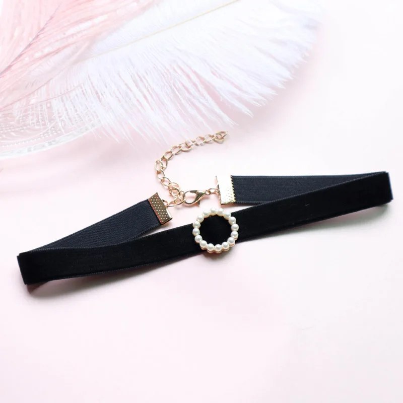 Sexy Choker For Women Fashion Black Lace Star Pendant Short Clavicle Necklace Jewelry Girl Lady Birthday Gift