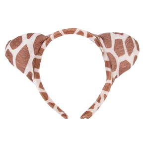 Tiere Hornohren Bandana Giraffe Zebra Tiger Affe Haar Hoop Cosplay Haar Kostüm Dschungel Safari Party Geburtstagsdarstellungen 10 Hauptverkäufe Kindersafari -Kleidung - №8