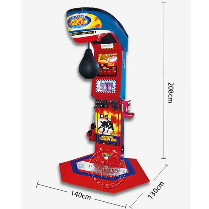 Adults Boxing Training Big Punch Ticket Redemption Game Amusement Park Indoor Sport Game Center Bar Coin Operated Arcade Machine