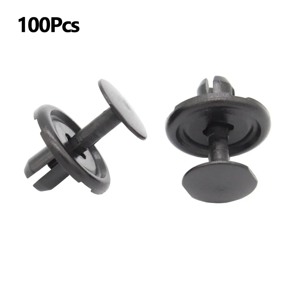 90467-07214 100 Pcs Nylon Clip Car Accessories 20mm X 9mm Black Nylon Fender Liner Retainer Fits Into 7mm Hole