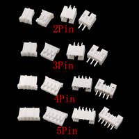 100Pcs JST PH 2.0 2P 3P 4P 5Pin Male Plug Female Socket Plastic Housing Pin Header Terminal Wire Connector PH2.0