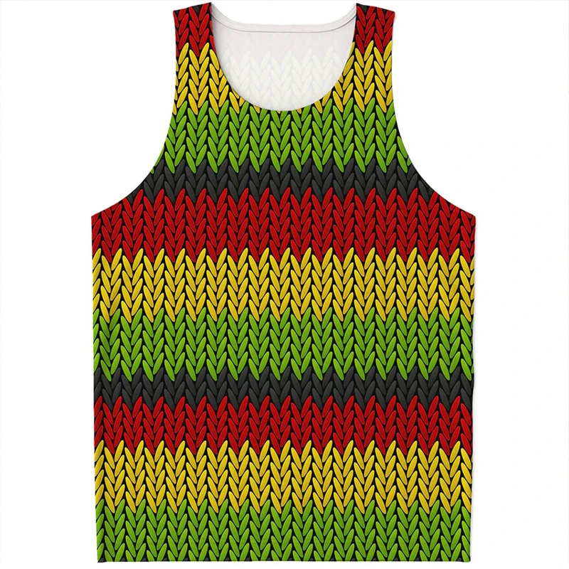 2024 Harajuku Hot Sale Europe American Round Neck Tank Top Streetwear Summer New Fashion Pattern Vest y2k Tops Male Clothing 6XL