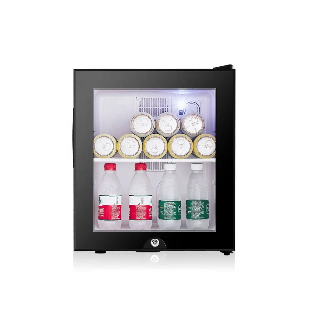 

SuokangWholesale Portable Glass Door Quiet 30L 40L Custom Logo Five Star Hotel Small Mini Bar Fridge Refrigerator