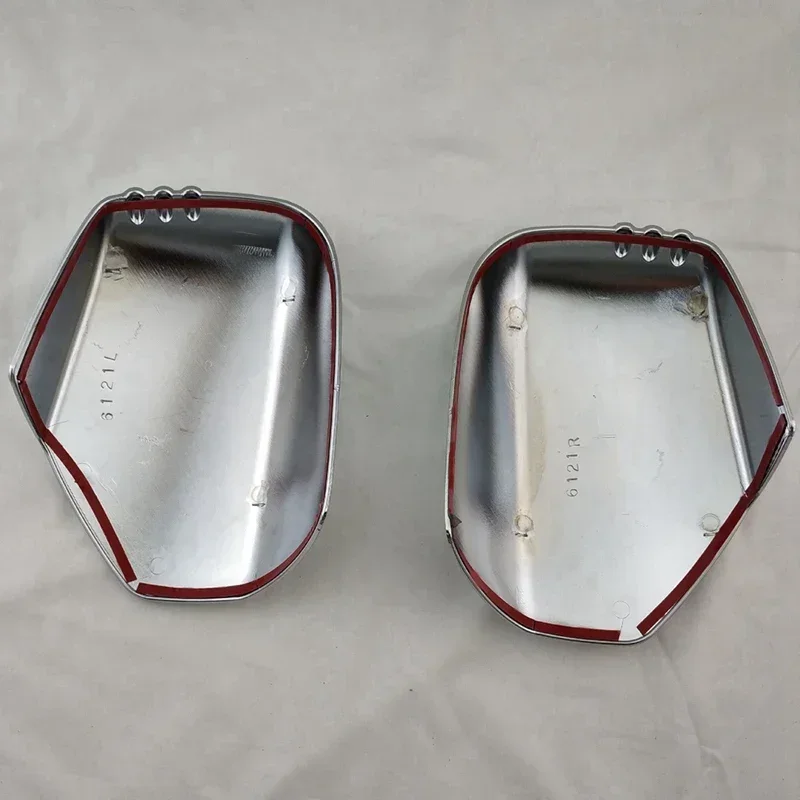 Car Door Rearview Mirror Cover Paste Type Door wing mirror Cap For Mitsubishi Triton L200 2005-2014 Pajero Sport 2011