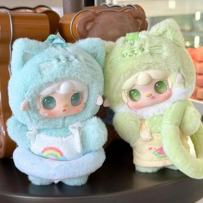 Yooki Oxygen Meow Cat Ear Plush Toy Blind Box Summer Party Keychain Pendant for Girls Trendy Surprise Gift view 5