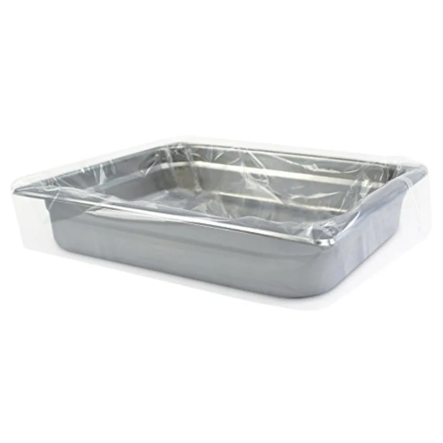 

otel Clear Pan Liners for Easy Clean Up - Disposale uffet Pan Liners Ovenale up to 400F alf Pan Liner - 12.5 x 5.5 in