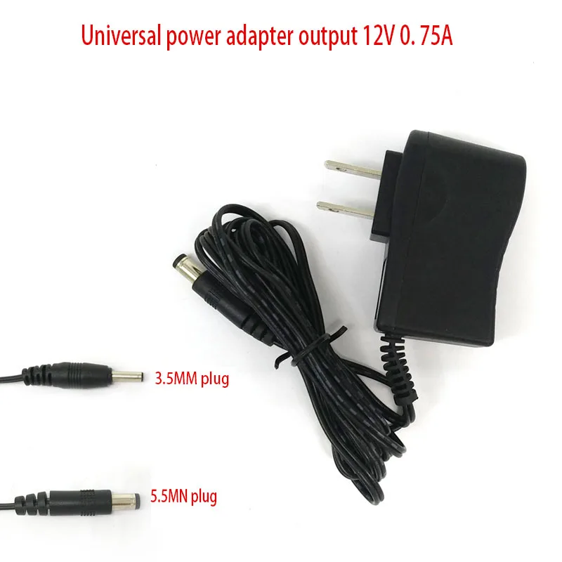 

Power adapter 12V output 500MA 0.8A 3.5MM 5.5MM head universal 24V power supply