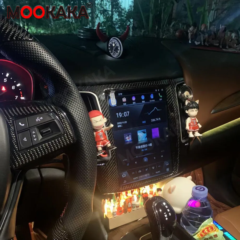 

Автомобильное радио с сенсорным экраном для Maserati Levante Android GPS, автомобильное мультимедиа, авторадио, стереоприемник, головное устройство