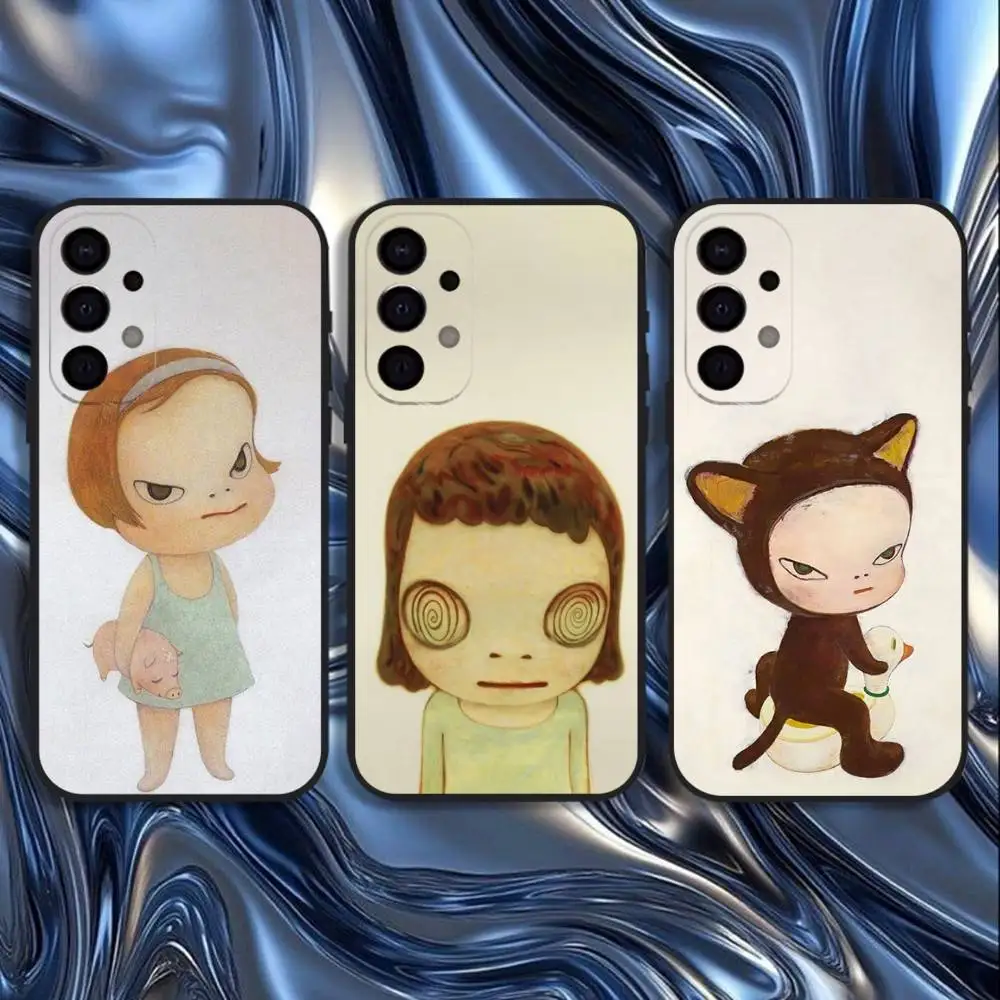 

Art Yoshitomo Nara Phone Case For Samsung S25,S24,S21,S22,S23,S30,Ultra,S20,Plus,Fe,Lite,5G Black Cover