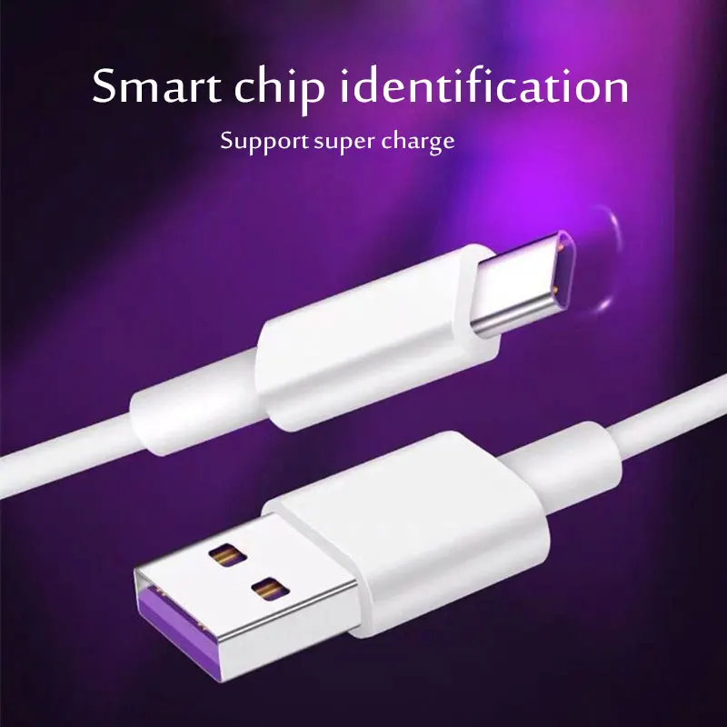 5A USB Type C Cable Fast Charging Mobile Phone Charger Type C Data Cord For Samsung S20 S9 S8 Huawei P40 Mate 30 Xiaomi Redmi