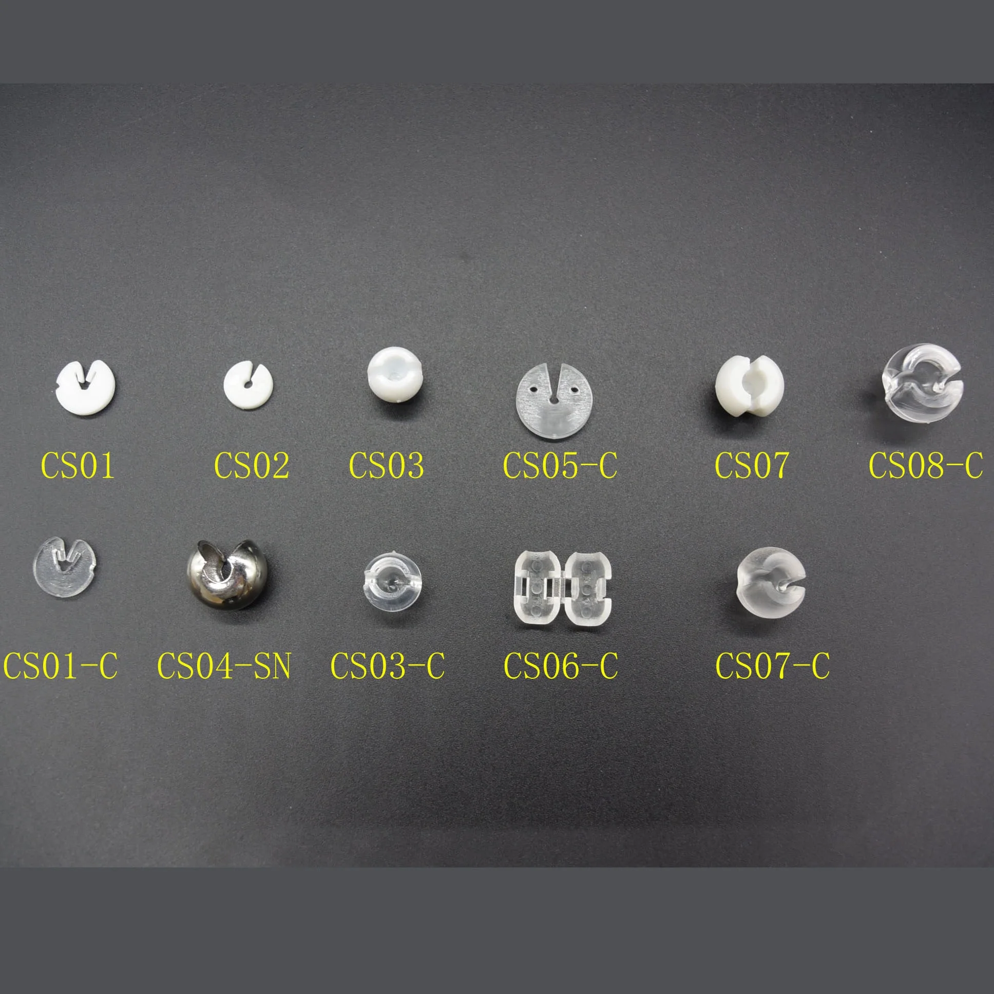 Accesorios profesionales para persianas de fábrica, componentes para persianas enrollables, tapón de cadena para pieza ciega