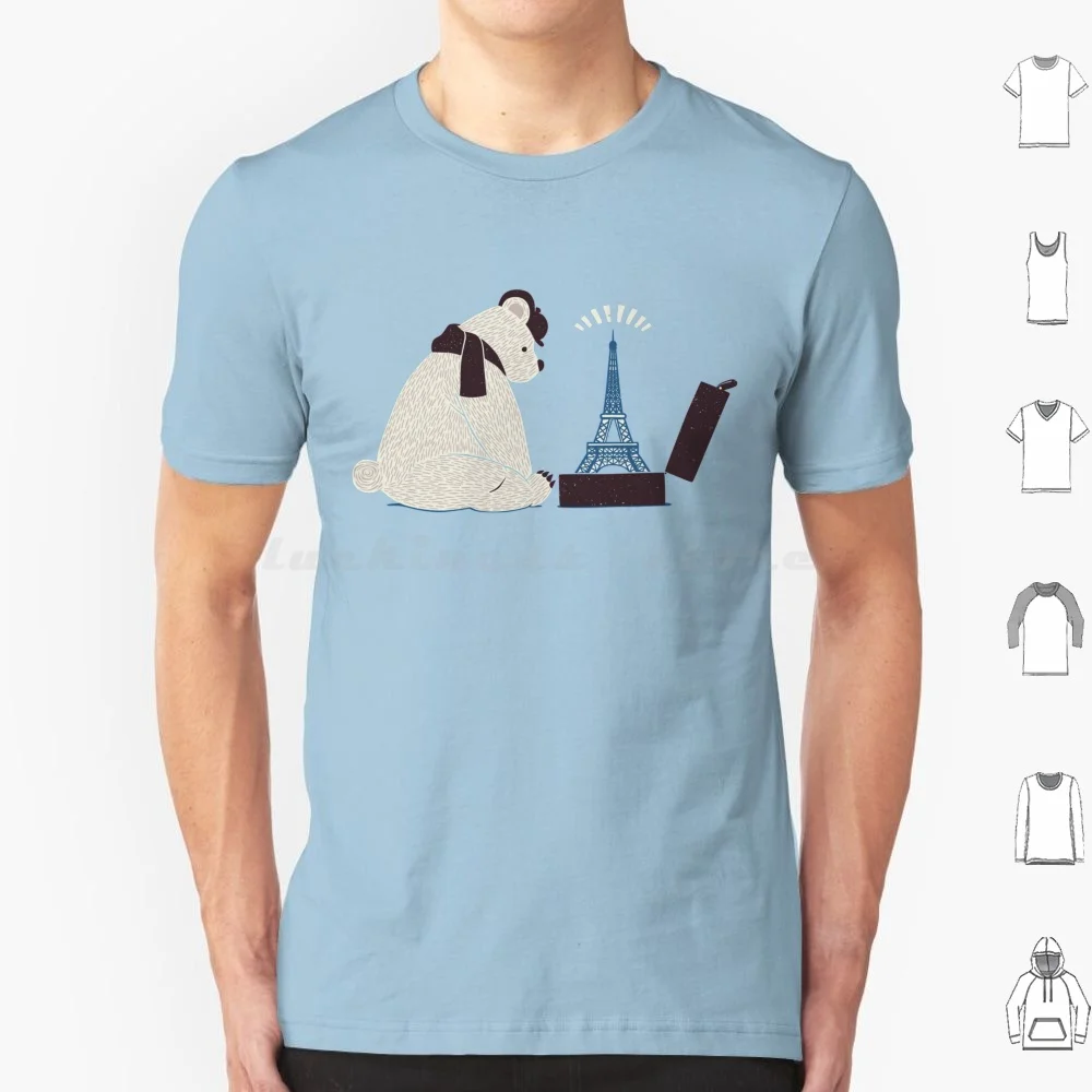 

Футболка Traveler Tourist Eiffel Tower Bear Paris, хлопковая крутая футболка 6xl, индивидуальный дизайн, дешевая футболка Tobias Fonseca, дизайн Fonseca