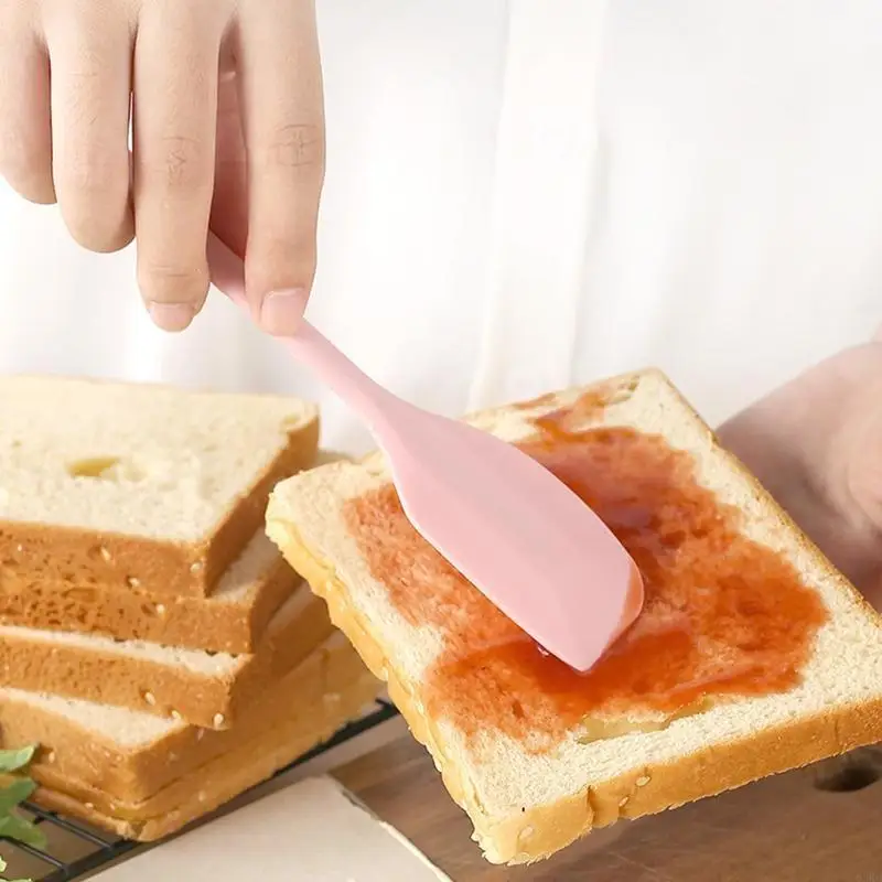 62KD Heat Resistant Rubber Spatula with Anti-Scalding Handle Comfortable BPA
