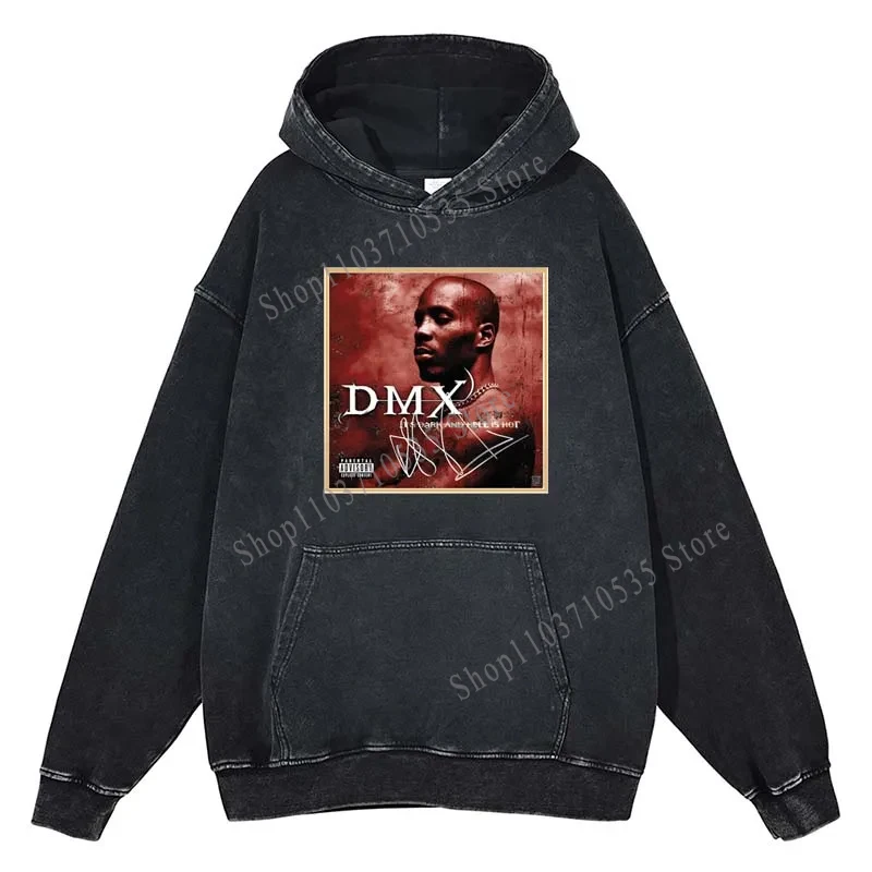 RIP Rapper Dmx Printed Hoodies Hip Hop Harajuku Streetwear Cotton Oversized Pullover Winter Unisex Fashion Casual Sweatshirt